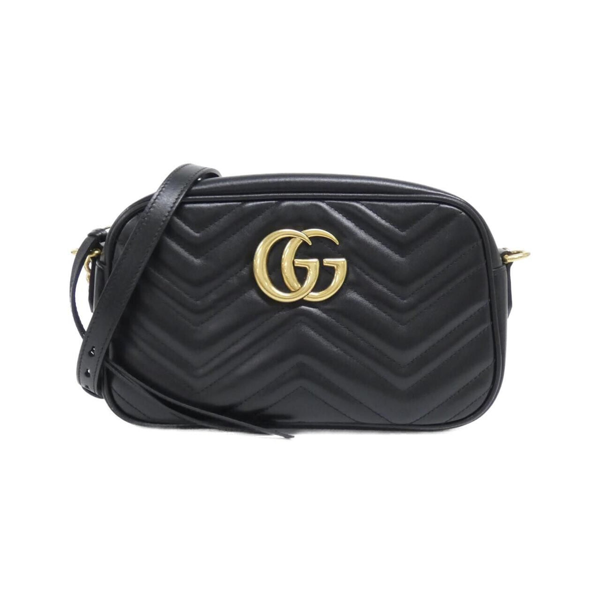 Gucci GG Marmont Quilted Chevron Leather Shoulder Bag