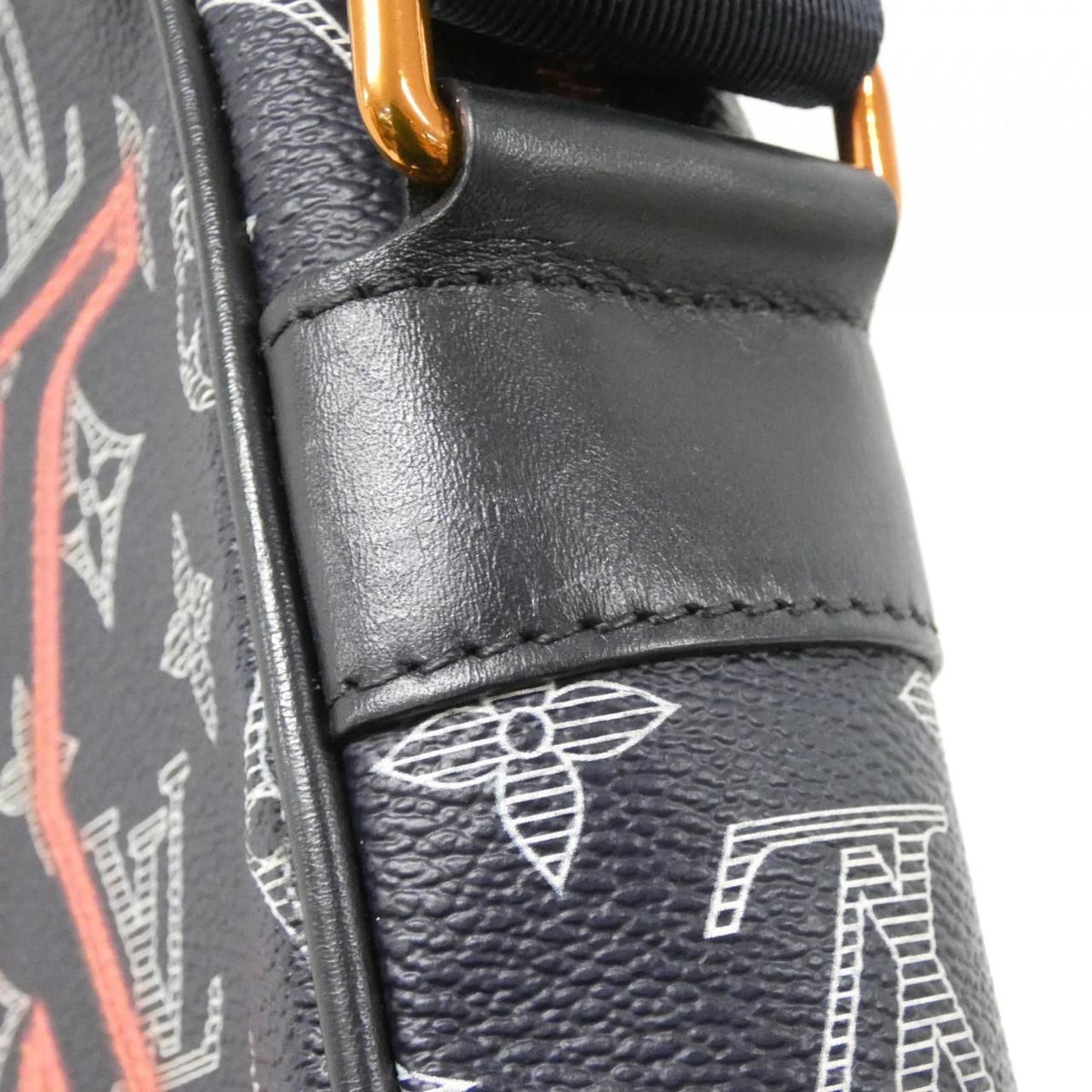 Louis Vuitton Danube Monogram Ink Upside Down Shoulder Bag