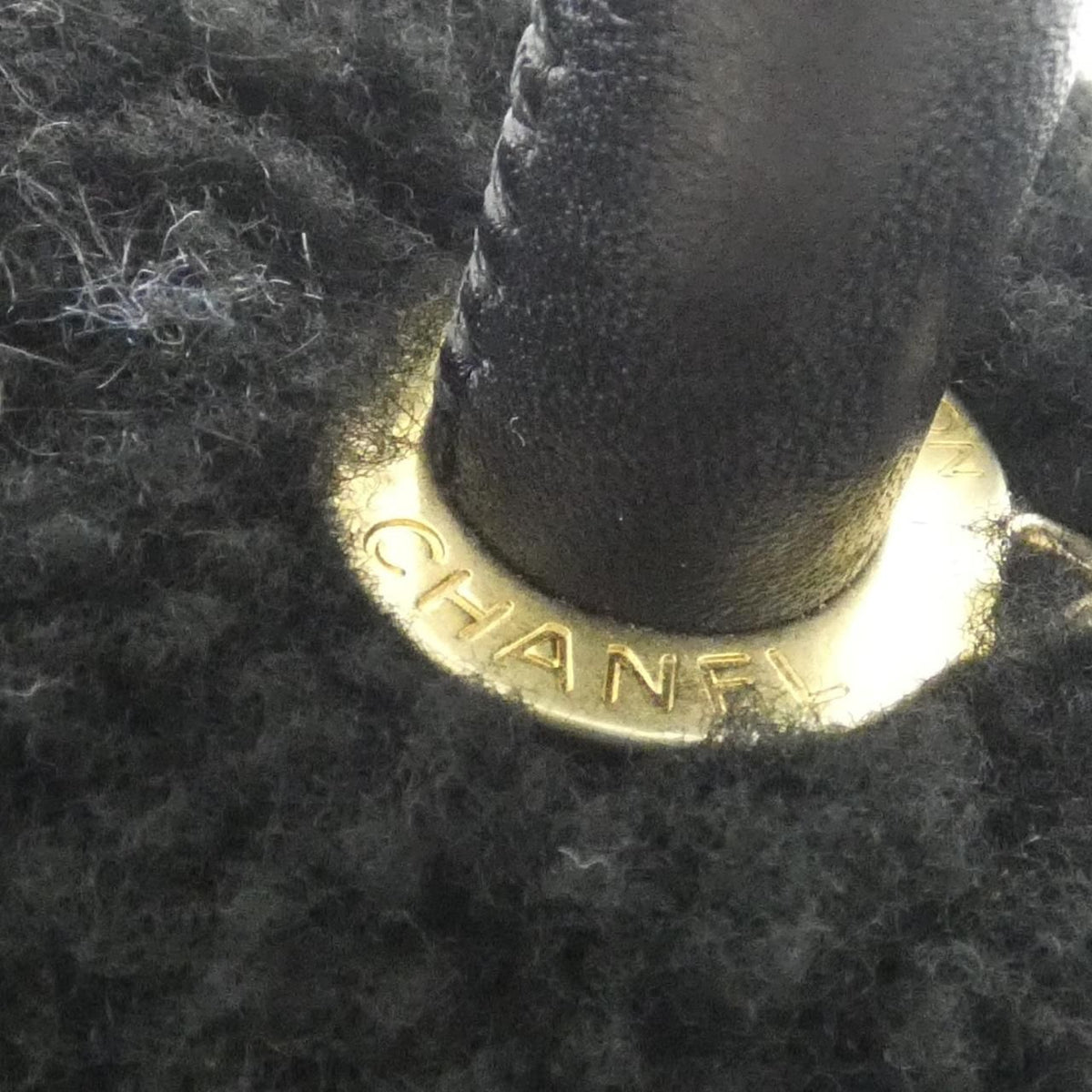 Chanel Coco Handle Shearling Lamb Calf Bag