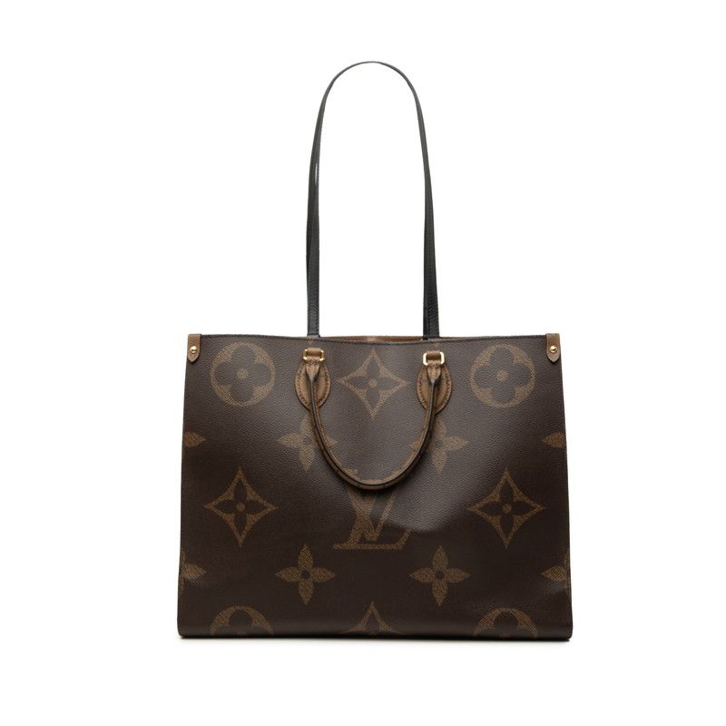 Louis Vuitton Onthego GM Monogram Reverse Leather 2way bag