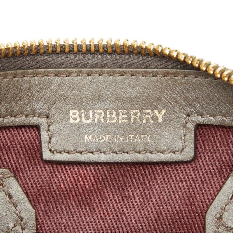 Burberry Mini Bowling PVC Leather 2way Bag
