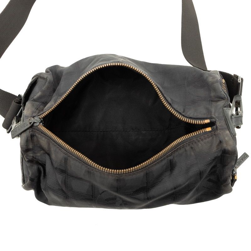 Chanel Coco Mark New Travel Line Nylon Shoulder Bag