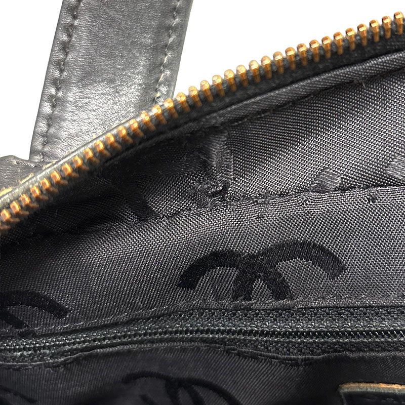 Chanel Coco Mark Wild Stitch Leather Handbag