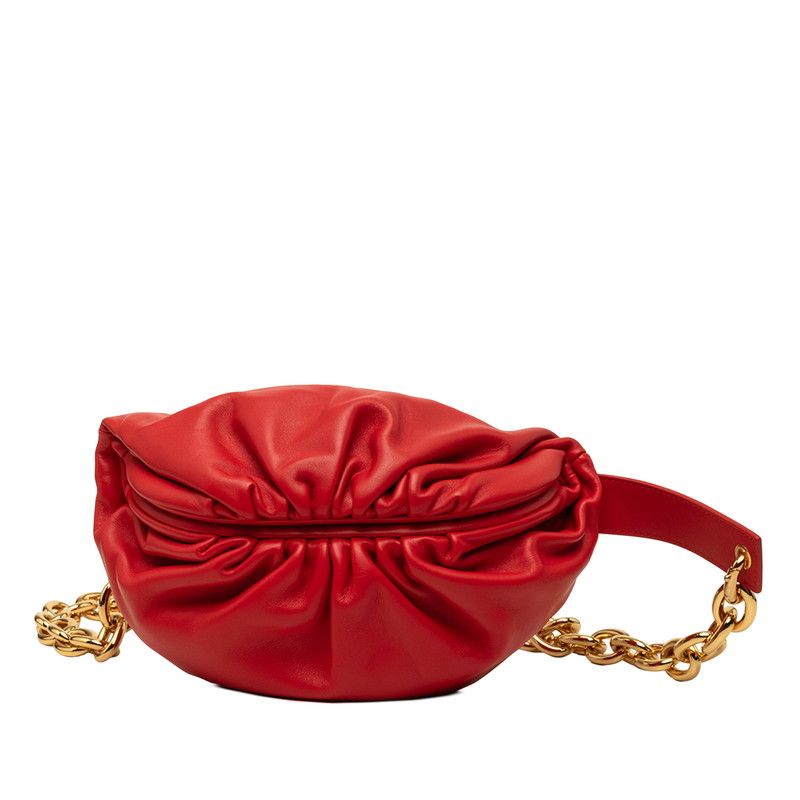 Bottega Veneta The Chain Pouch Leather Shoulder Bag