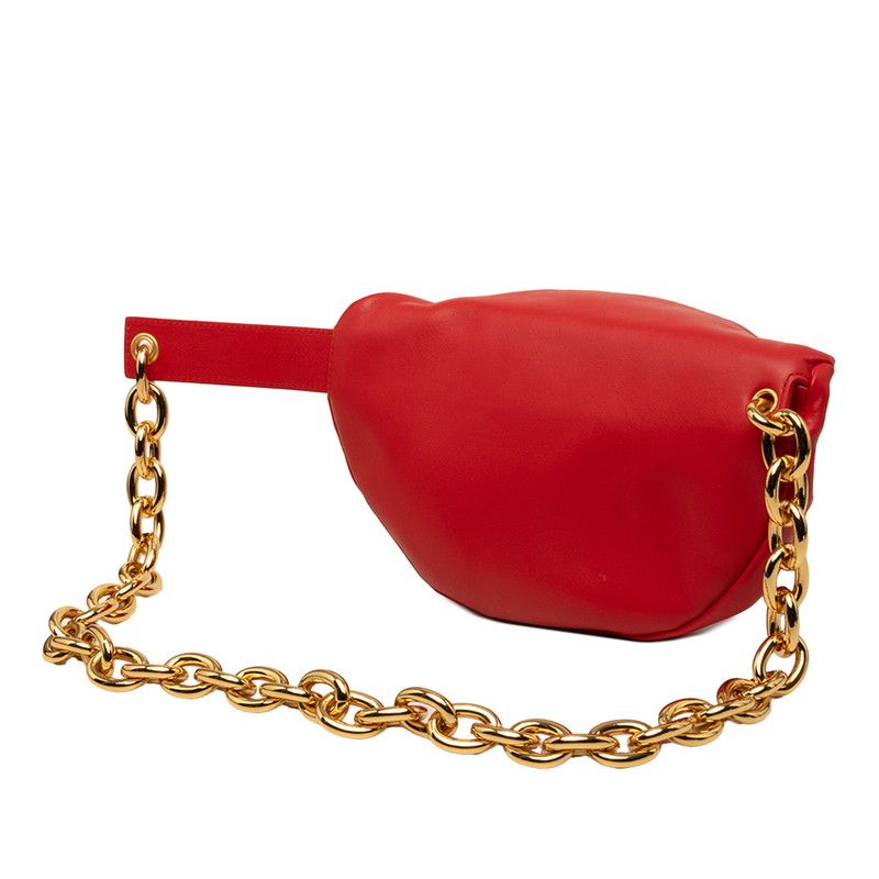 Bottega Veneta The Chain Pouch Leather Shoulder Bag
