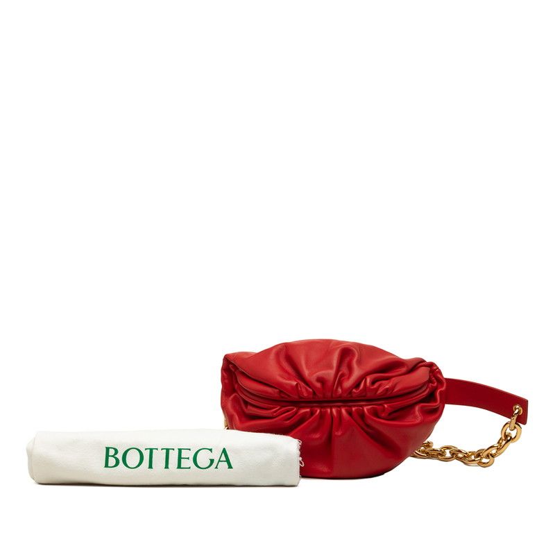Bottega Veneta The Chain Pouch Leather Shoulder Bag