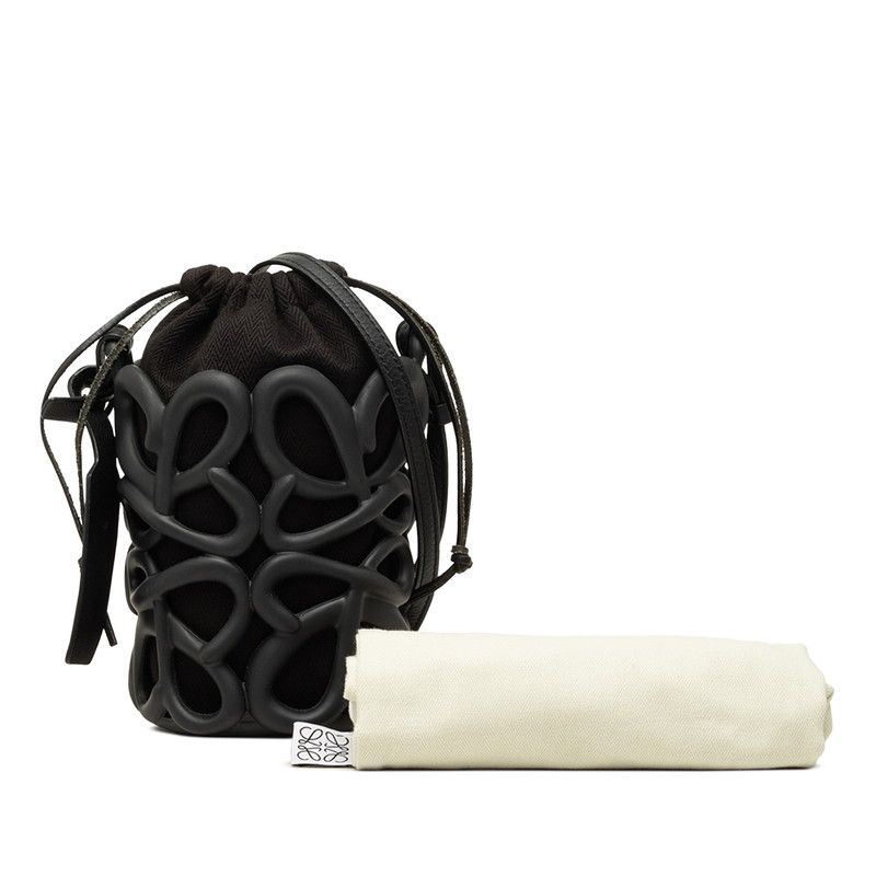 Loewe Anagram Inflated Pocket rubber leather shoulder bag