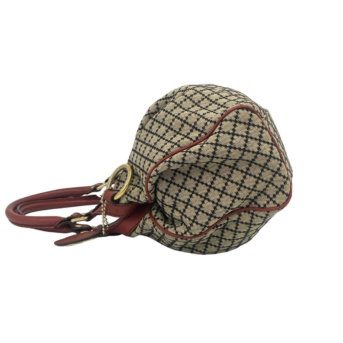 Gucci Sukey Diamante Canvas Leather Tote Bag