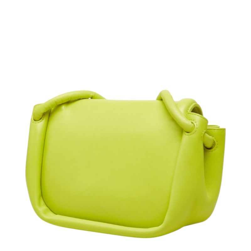 Bottega Veneta Beak Small Triangle Flap Leather Shoulder Bag