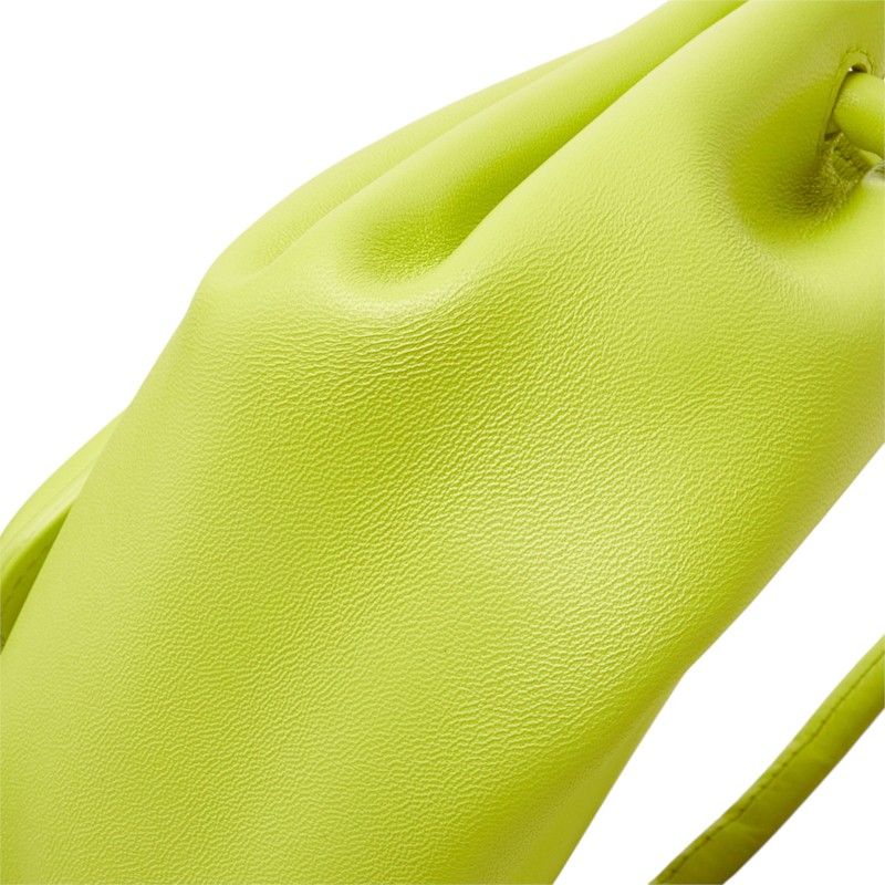 Bottega Veneta Beak Small Triangle Flap Leather Shoulder Bag