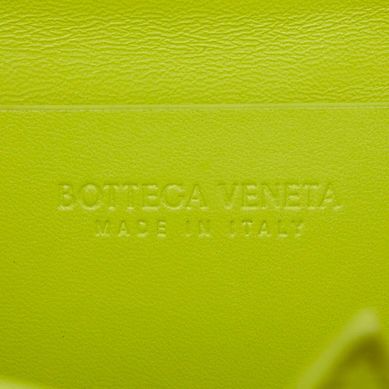 Bottega Veneta Beak Small Triangle Flap Leather Shoulder Bag