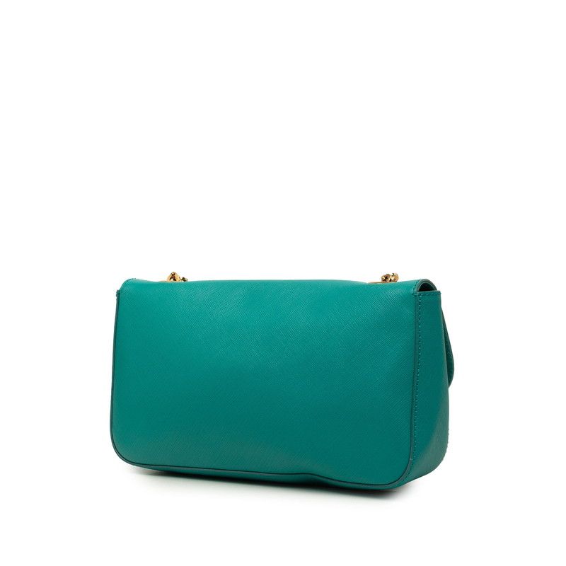 Salvatore Ferragamo Gancini Leather Shoulder Bag