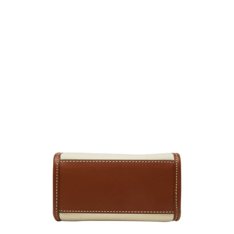 Burberry Micro Frances Canvas Leather 2way Bag