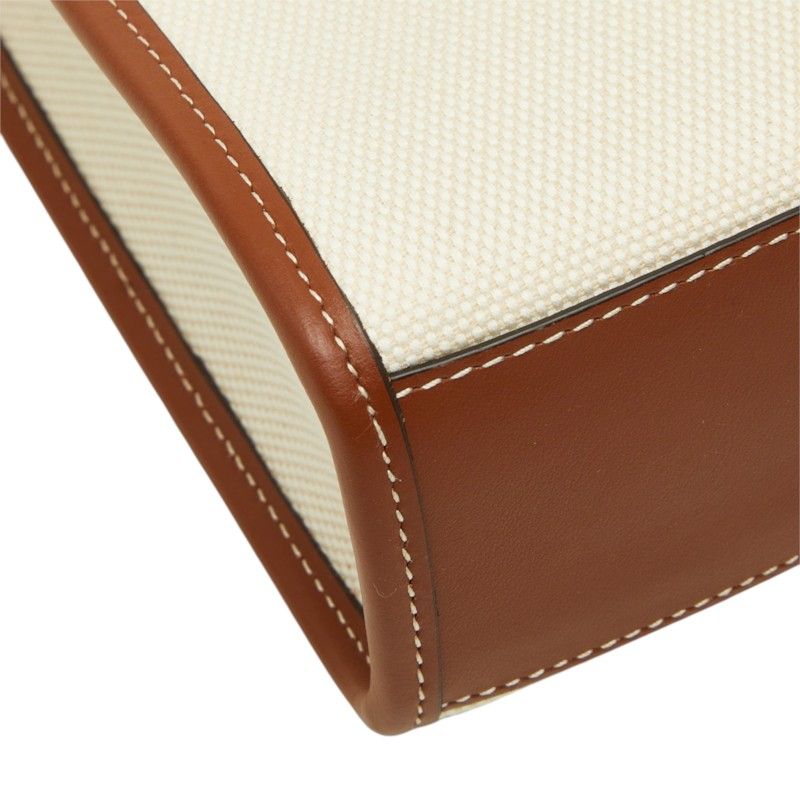Burberry Micro Frances Canvas Leather 2way Bag