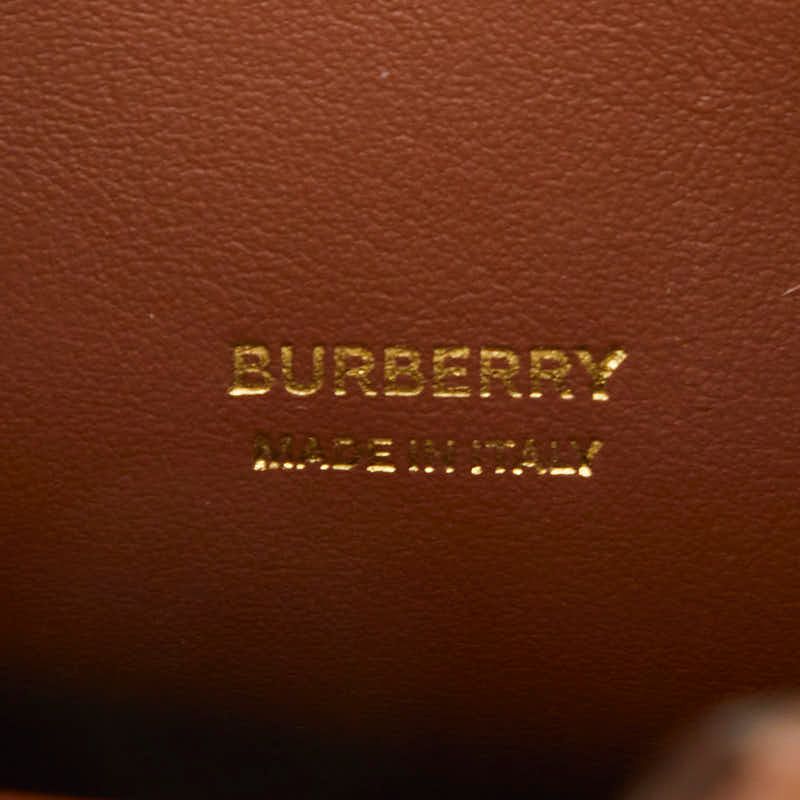 Burberry Micro Frances Canvas Leather 2way Bag