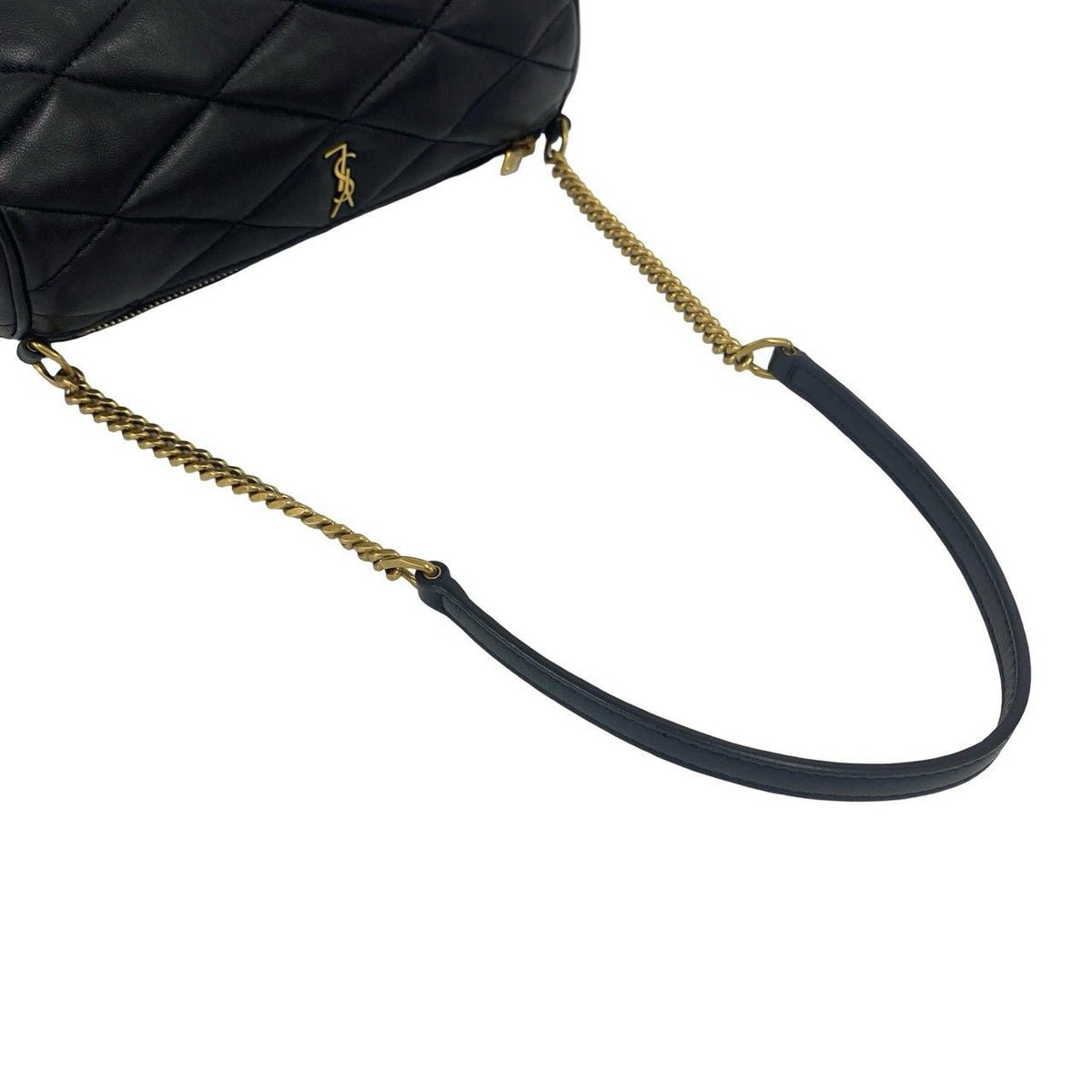 Saint Laurent Paris Sad Mini Tube Lambskin Shoulder Bag