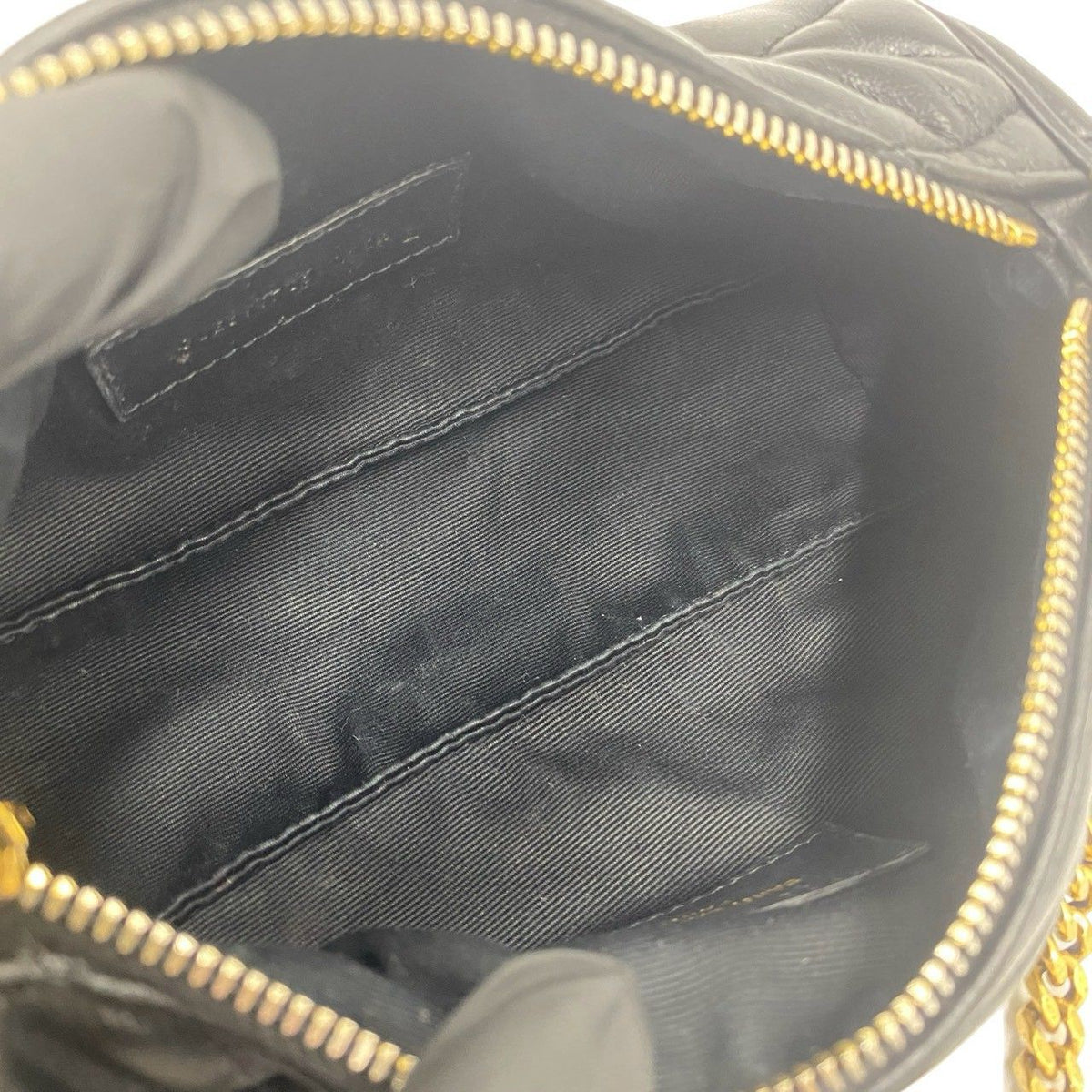 Saint Laurent Paris Sad Mini Tube Lambskin Shoulder Bag