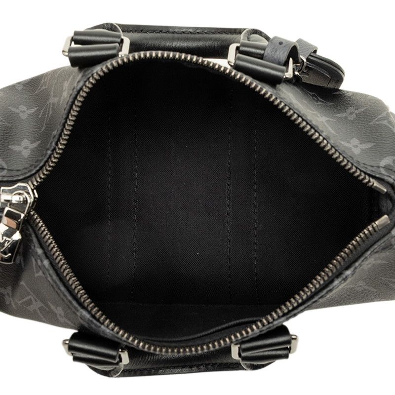 Louis Vuitton Keepall Bandouliere 25 Monogram Eclipse Reverse PVC Bag