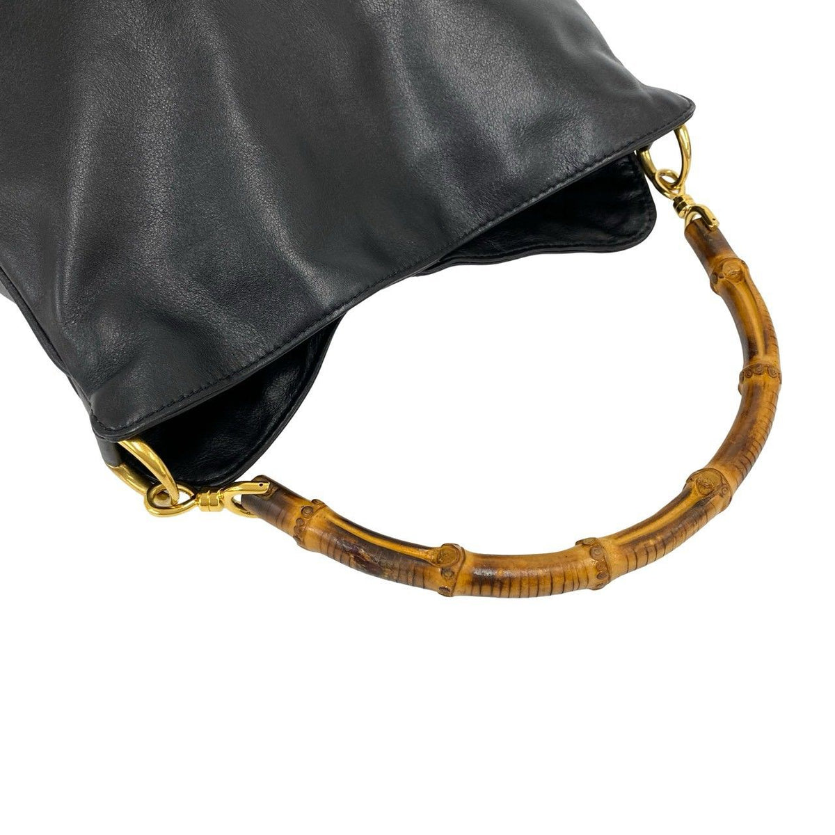 Gucci Bamboo Leather 2way Bag