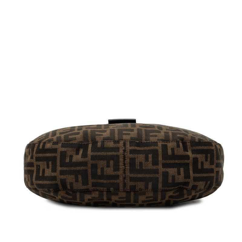 Fendi Zucca Canvas Leather 2way Tote Bag Shoulder Bag