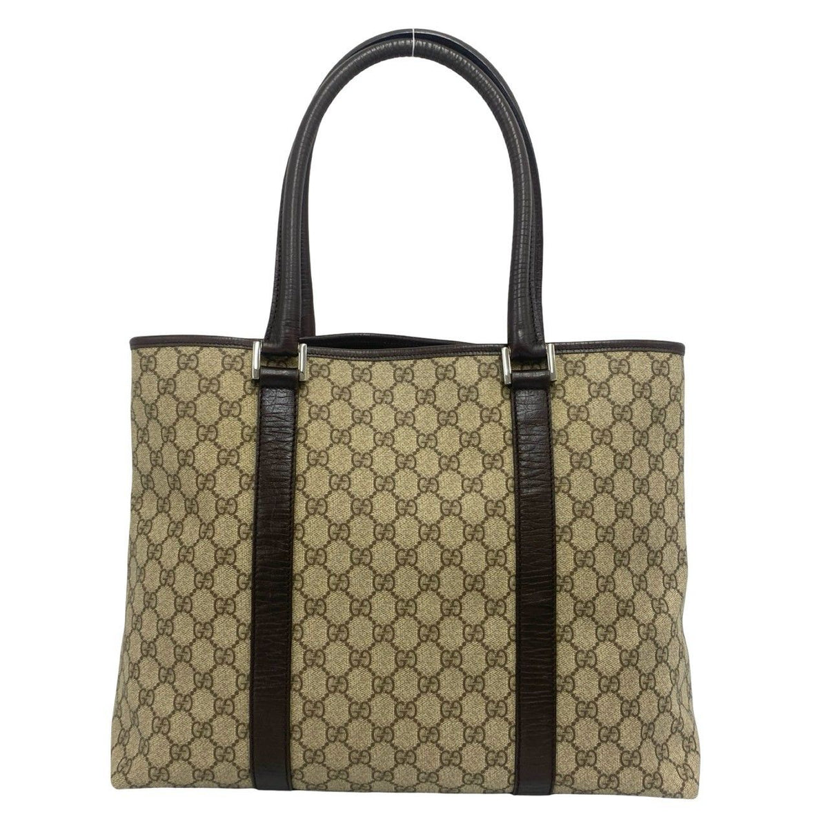 Gucci GG Supreme Leather Tote Bag