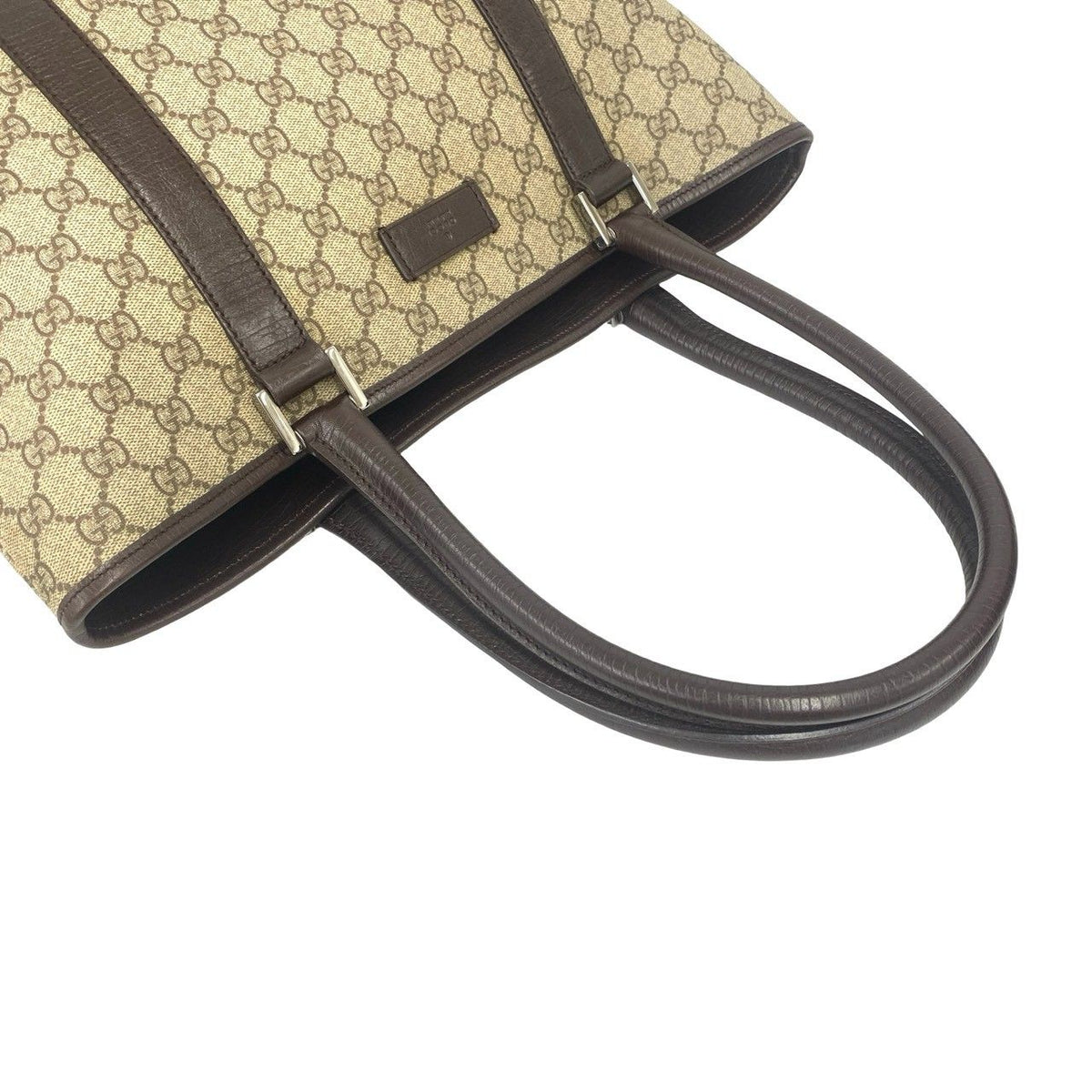 Gucci GG Supreme Leather Tote Bag
