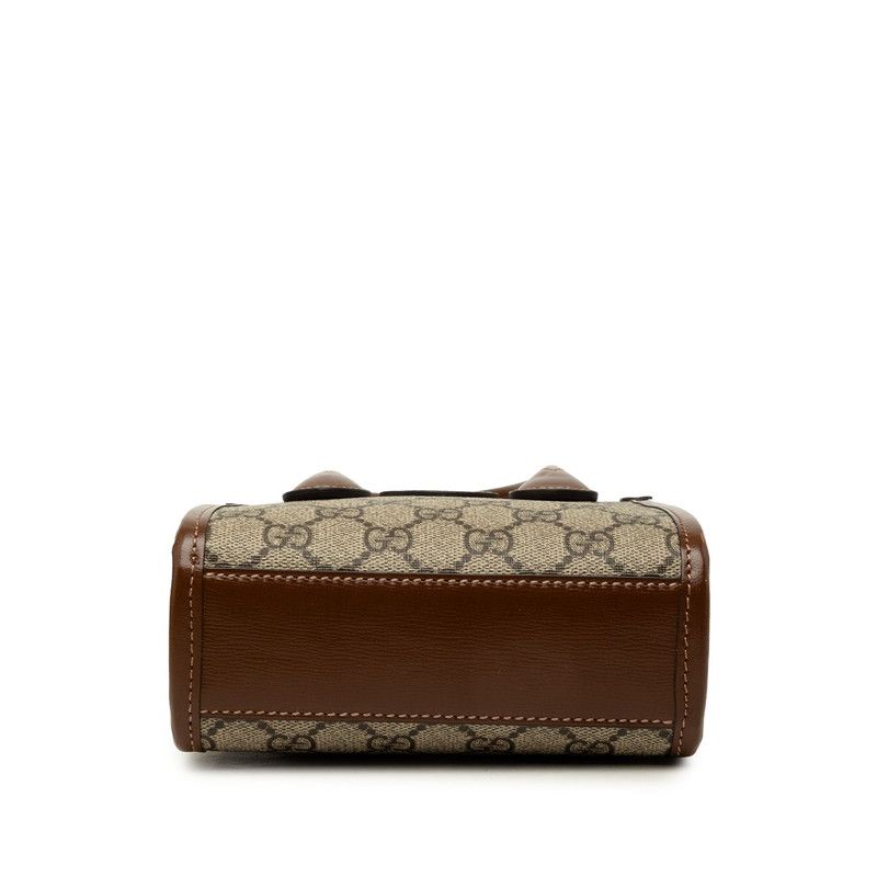 Gucci Interlocking G GG Supreme PVC Leather Mini 2way Bag