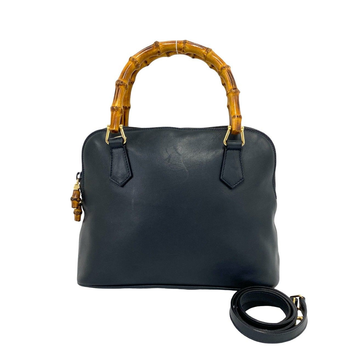 Gucci Bamboo Leather 2way Bag