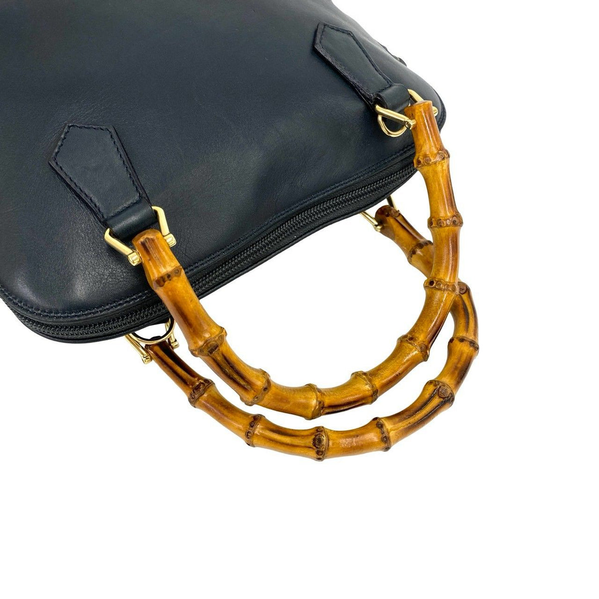 Gucci Bamboo Leather 2way Bag