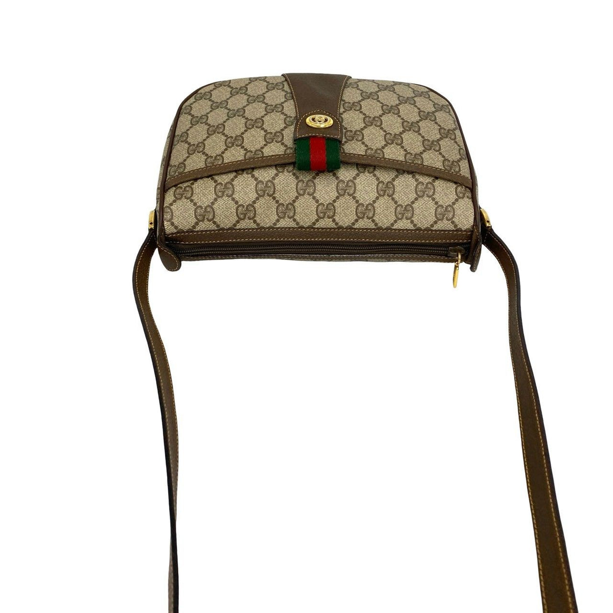 Gucci GG Supreme Leather Shoulder Bag