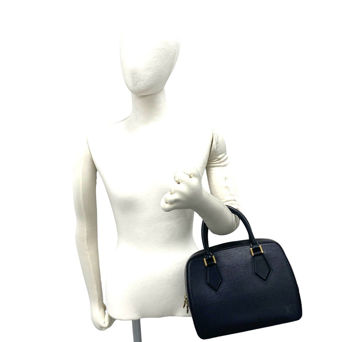 Louis Vuitton Sablon Epi Leather Handbag