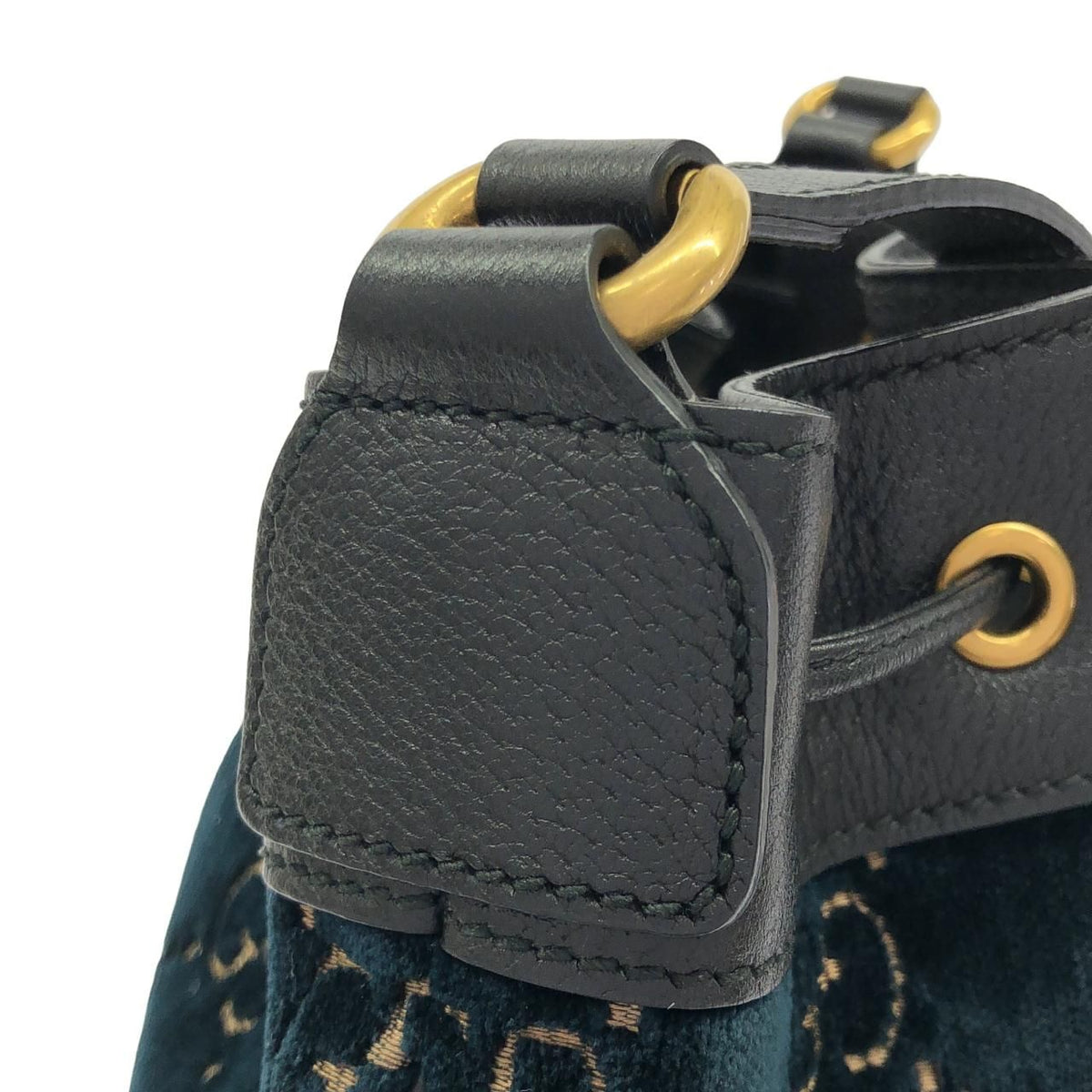 Gucci GG Velvet Leather Shoulder Bag