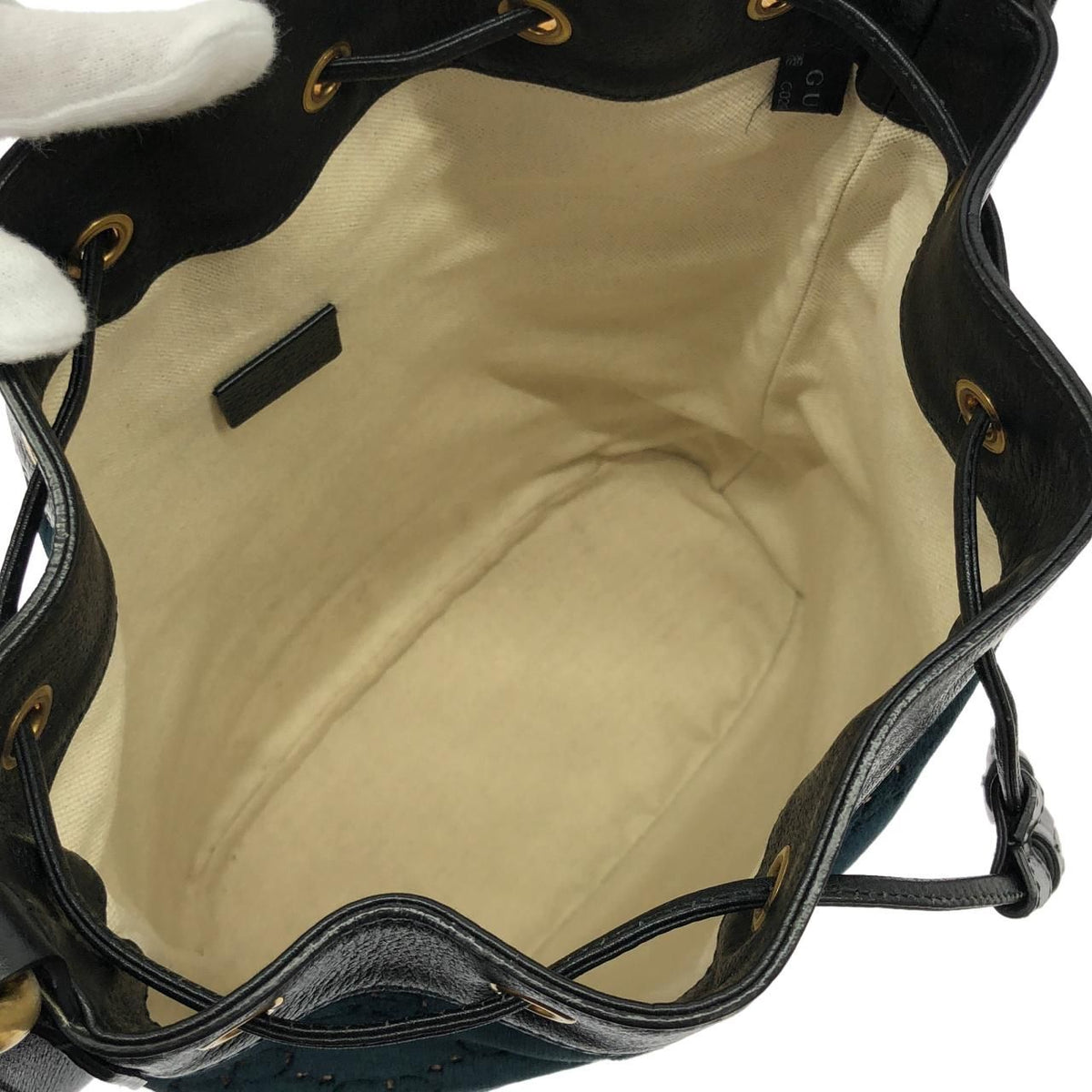 Gucci GG Velvet Leather Shoulder Bag