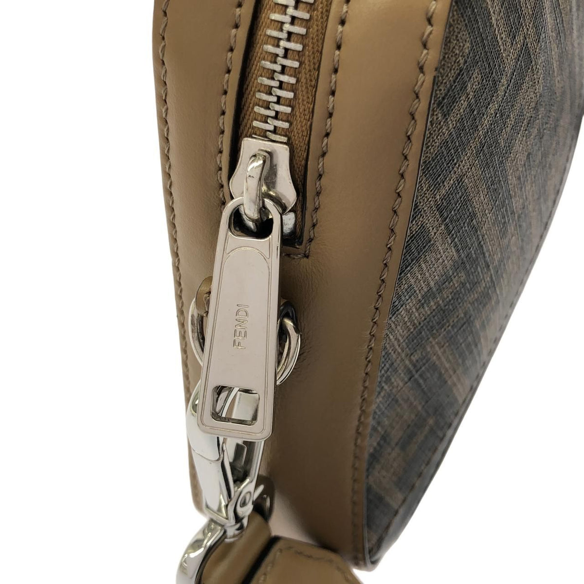 Fendi Camera Case Coated Canvas Shoulder Bag