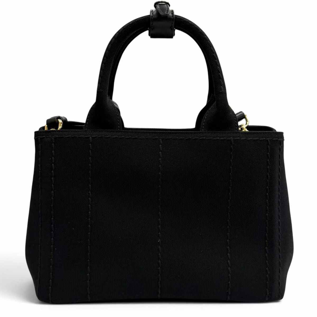 Prada Canapa Jardinire Small Cotton Tote Bag