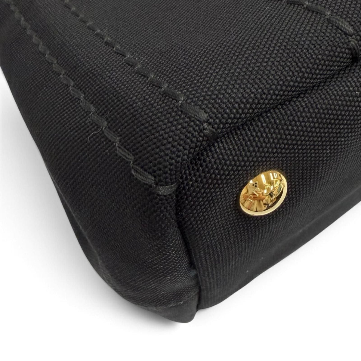 Prada Canapa Jardinire Small Cotton Tote Bag