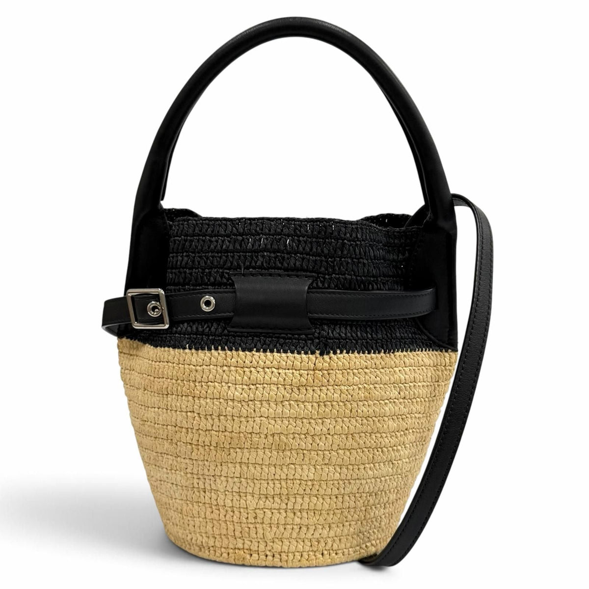Celine Nano Bucket Raffia 2way Bag