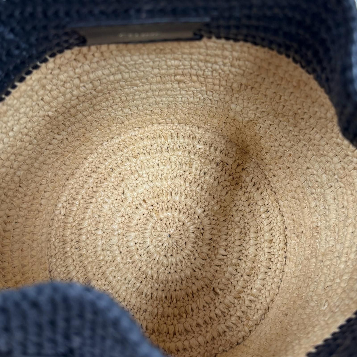 Celine Nano Bucket Raffia 2way Bag