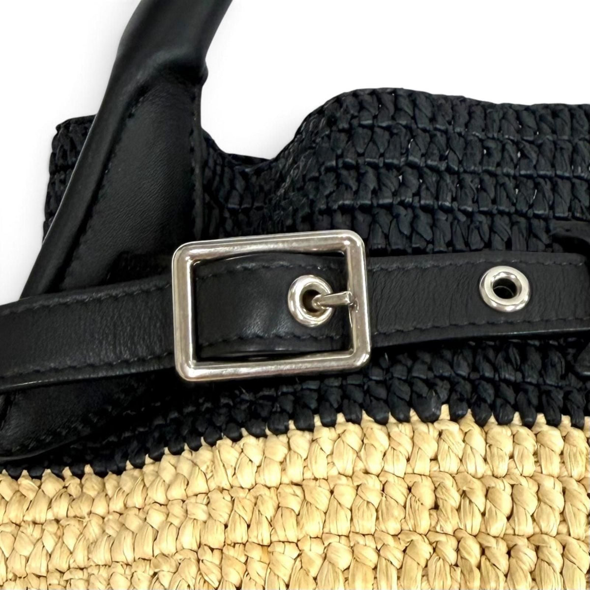 Celine Nano Bucket Raffia 2way Bag