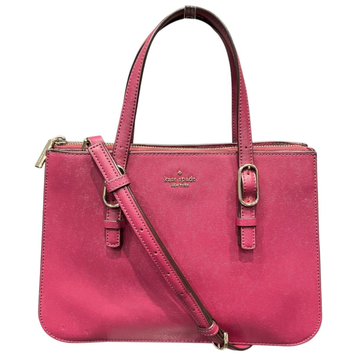 Kate Spade Connie Triple Gusset Medium Satchel Leather 2way bag
