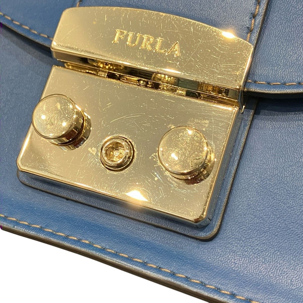 Furla Metropolis Leather Shoulder Bag
