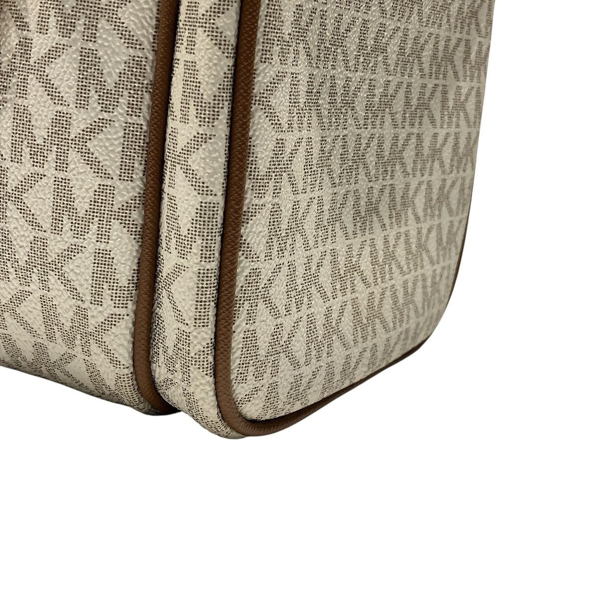Michael Kors Signature Canvas Leather Shoulder Bag