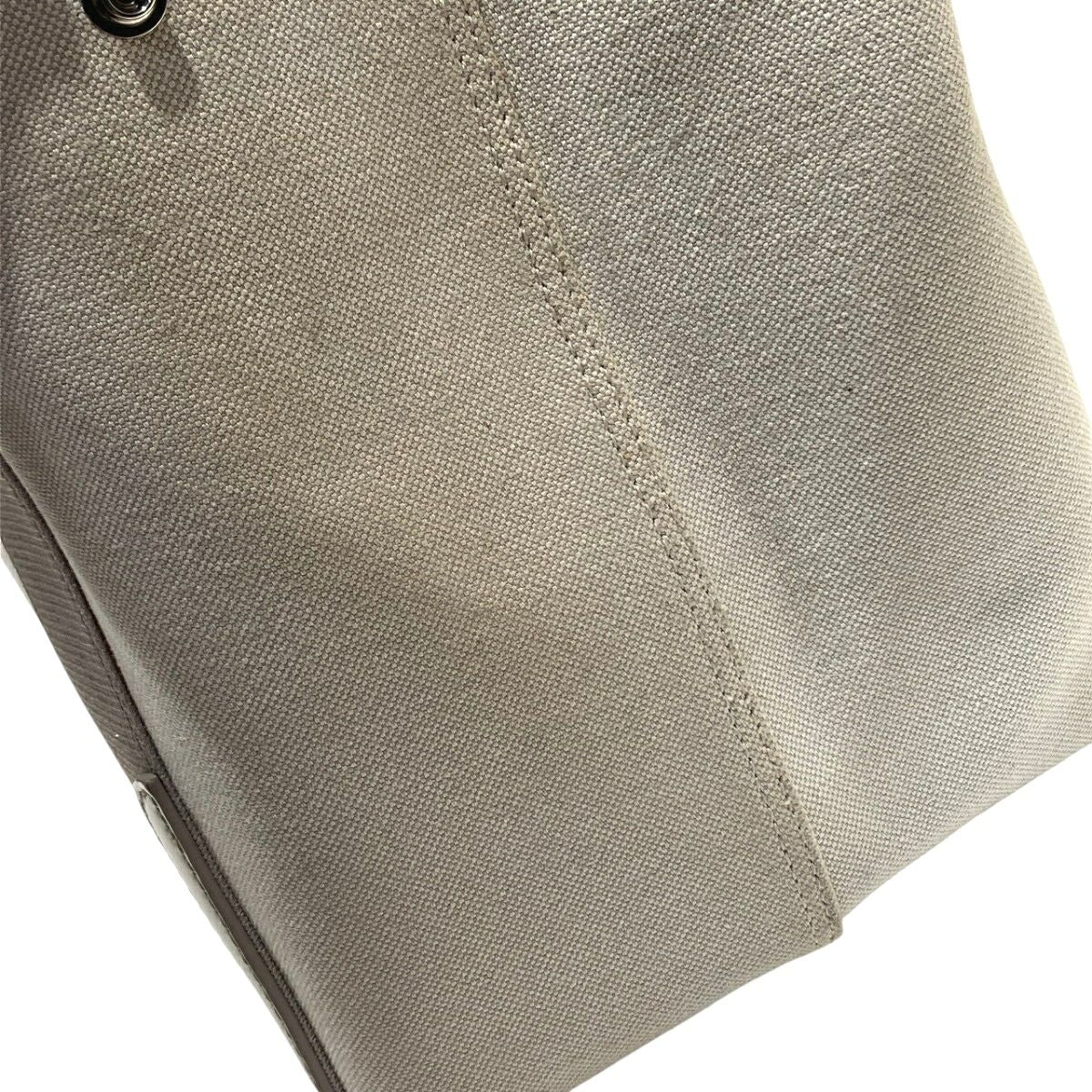 Balenciaga Navy Cabas S Canvas Leather Handbag