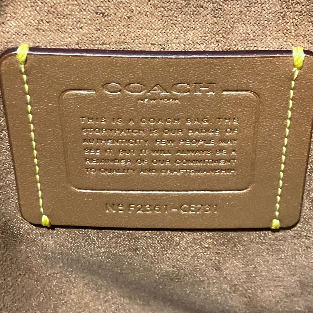 COACH Brooke Carryall Signature Leather PVC Handbag