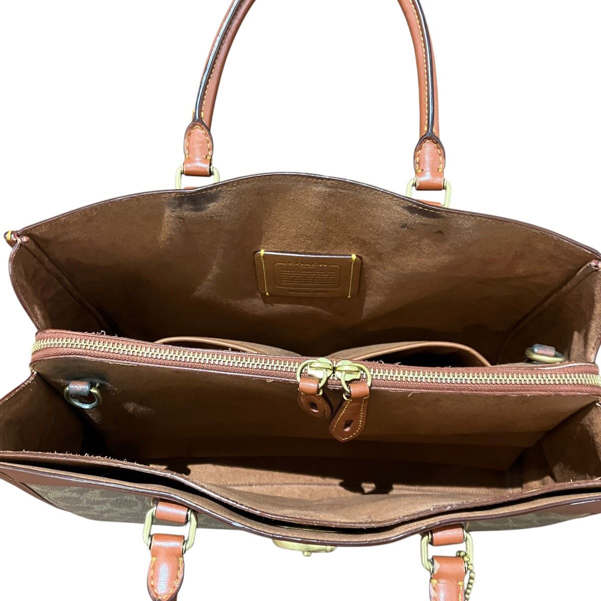 COACH Brooke Carryall Signature Leather PVC Handbag