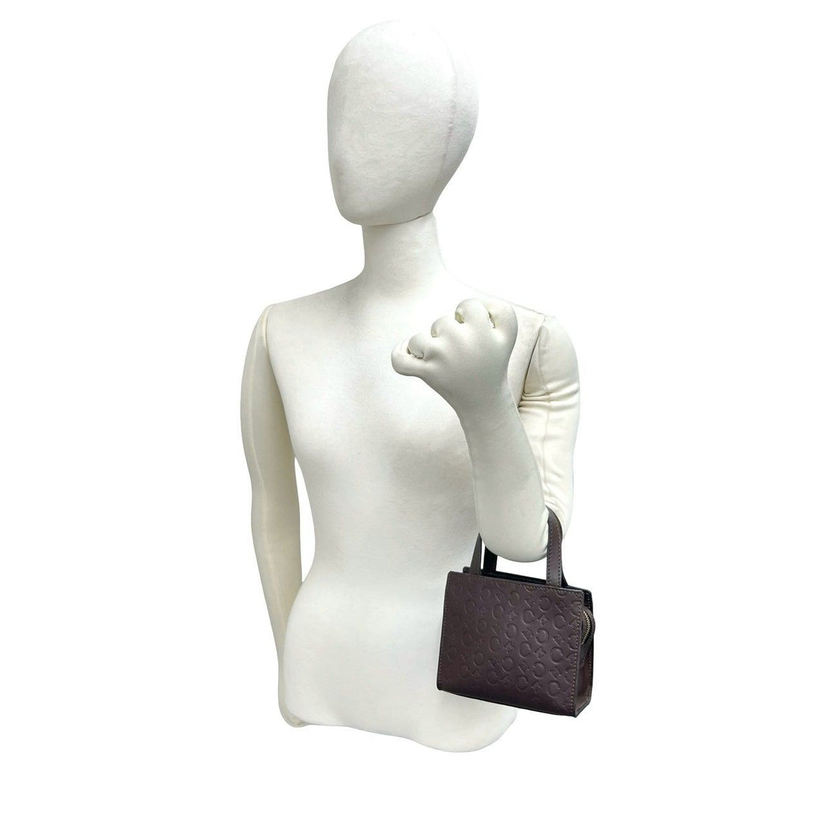 Celine C Macadam Leather Handbag
