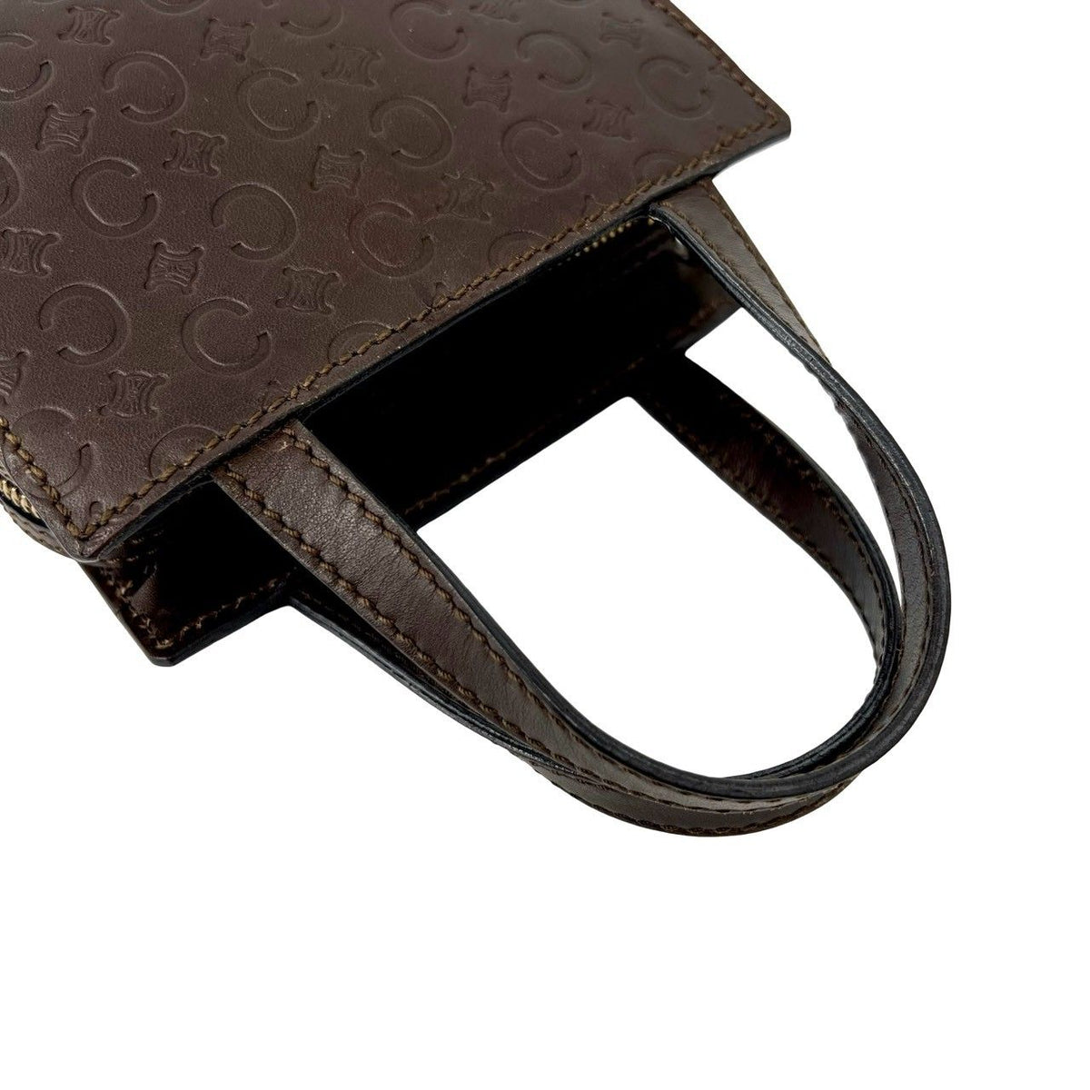 Celine C Macadam Leather Handbag