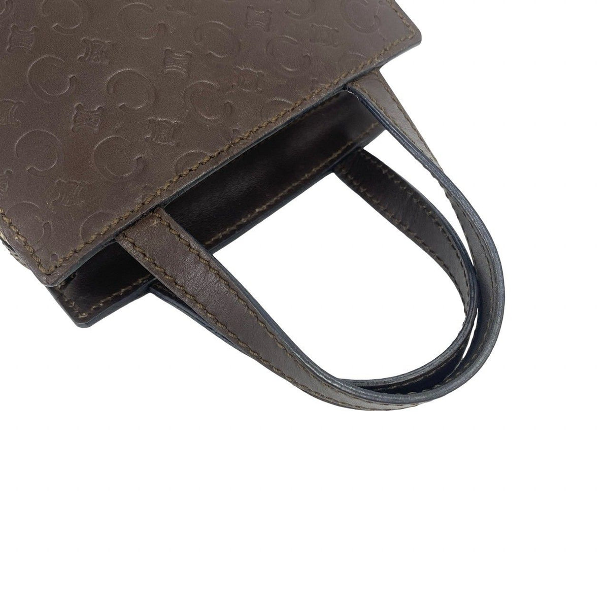 Celine C Macadam Leather Handbag