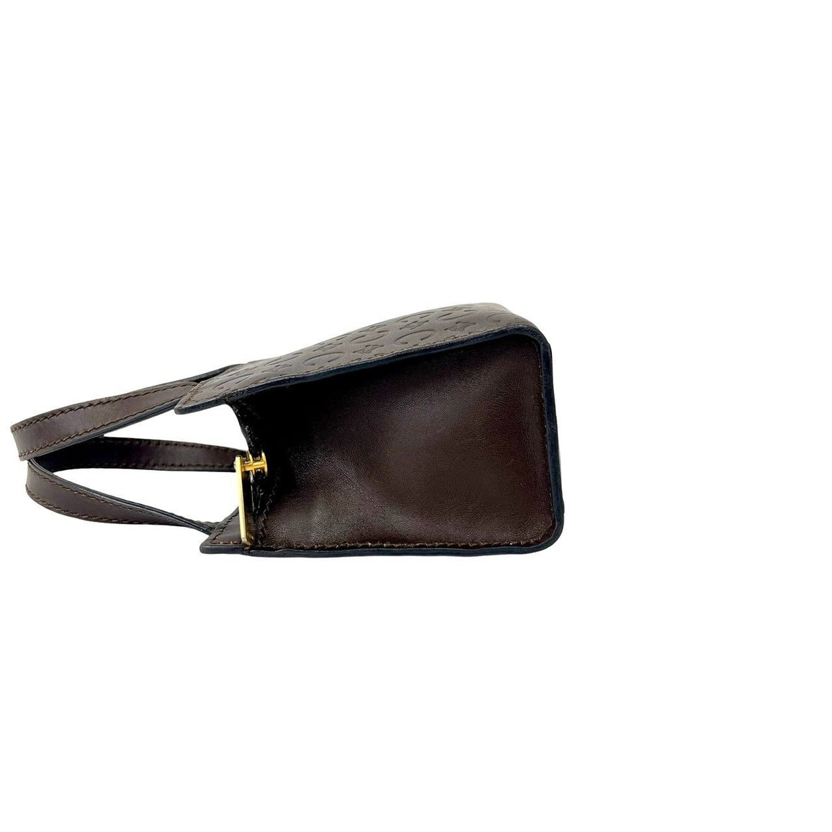 Celine C Macadam Leather Handbag