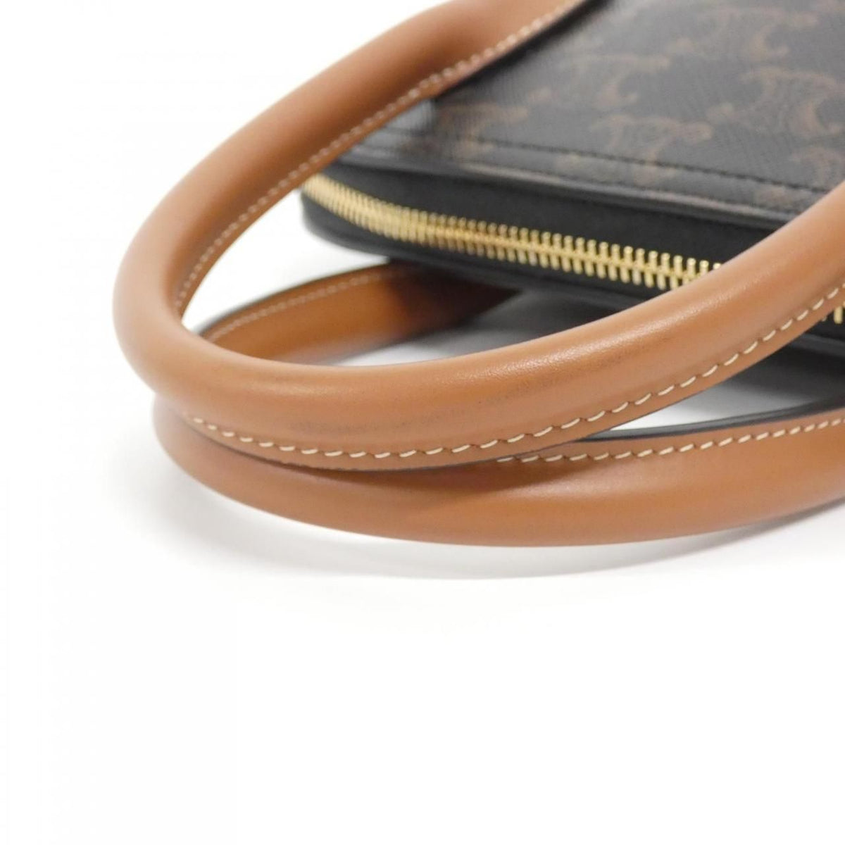 Celine Teen Onollin Trionf Canvas Calf Shoulder Bag